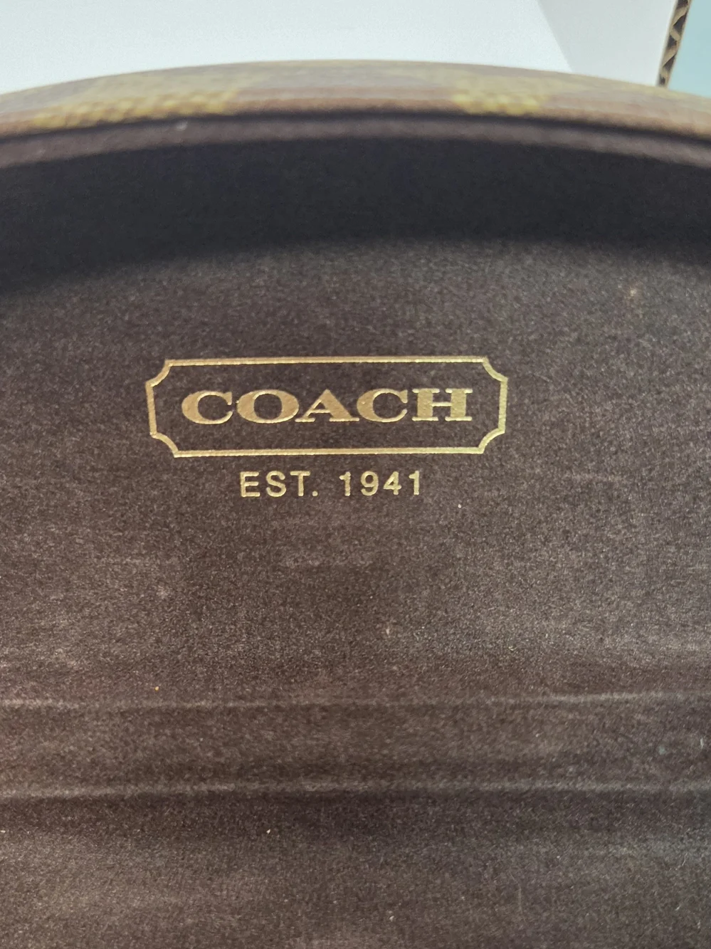 Coach Women’s Brown Signature Pattern Reading Glasses